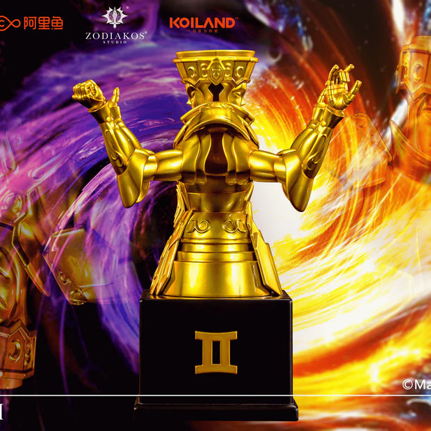[Warehouse in Stock] Zodiakos Studio - Statue - Saint Seiya - Gold Saint Gemini cloth (Licensed)