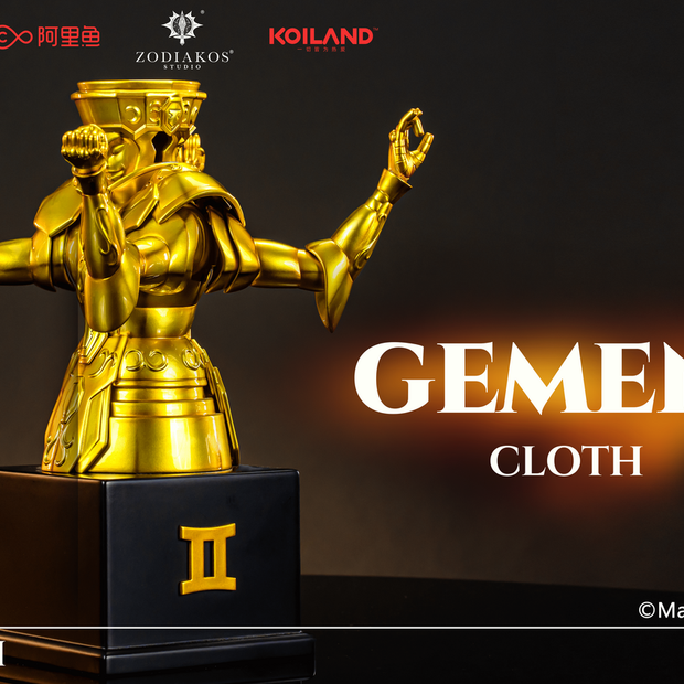 [Warehouse in Stock] Zodiakos Studio - Statue - Saint Seiya - Gold Saint Gemini cloth (Licensed)