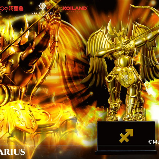[Warehouse in Stock] Zodiakos Studio - Statue - Saint Seiya - Gold Saint Sagittarius cloth (Licensed)