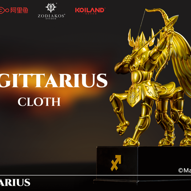 [Warehouse in Stock] Zodiakos Studio - Statue - Saint Seiya - Gold Saint Sagittarius cloth (Licensed)