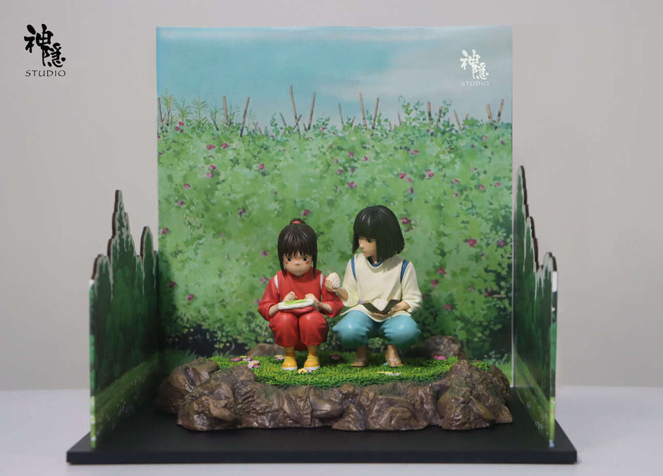 [Warehouse in Stock] Shen Yin Studio - Statue - Spirited Away - Meet the series Spirited Away Healing Magic Rice Balls ogino chihiro & Nigihayami Kohakunushi