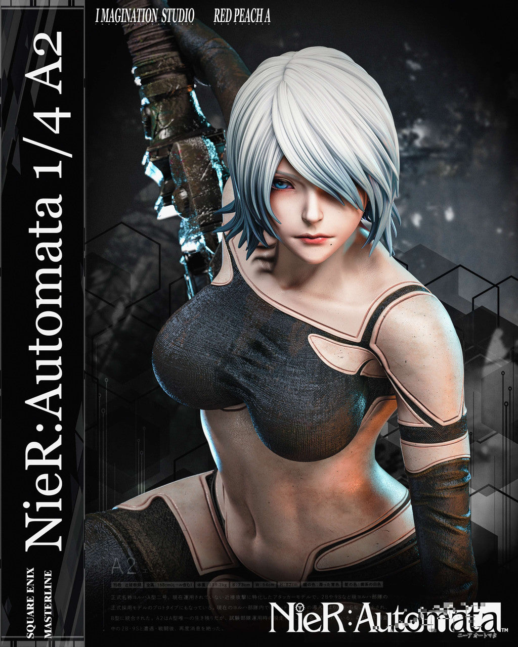 [Pre-Order Closed] Imagination Studio & Red Peach A Studio - Statue -  NieR:Automata  - A2