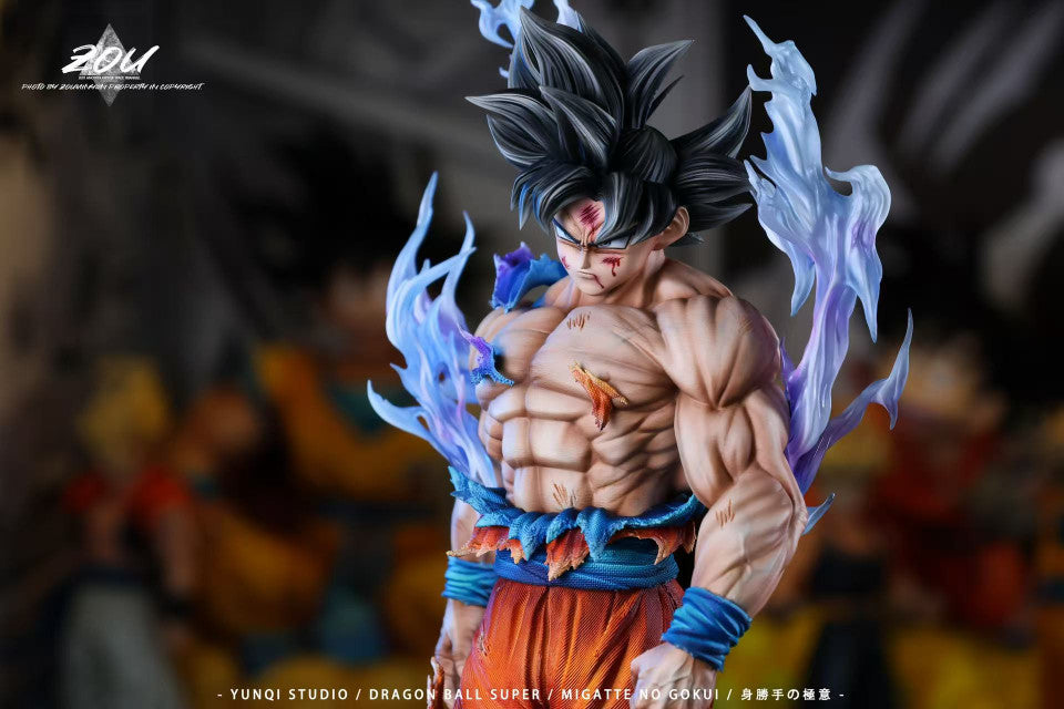 [Warehouse in Stock] YUN QI Studio - Statue - Dragon Ball Light carving series Migatte no Gokui Son Goku