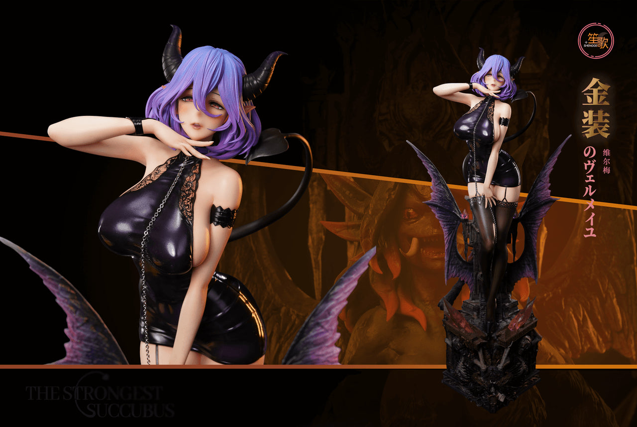 [Warehouse in Stock] SHENGGE Studio - Statue - Vermeil in Gold Succubus Vermeil