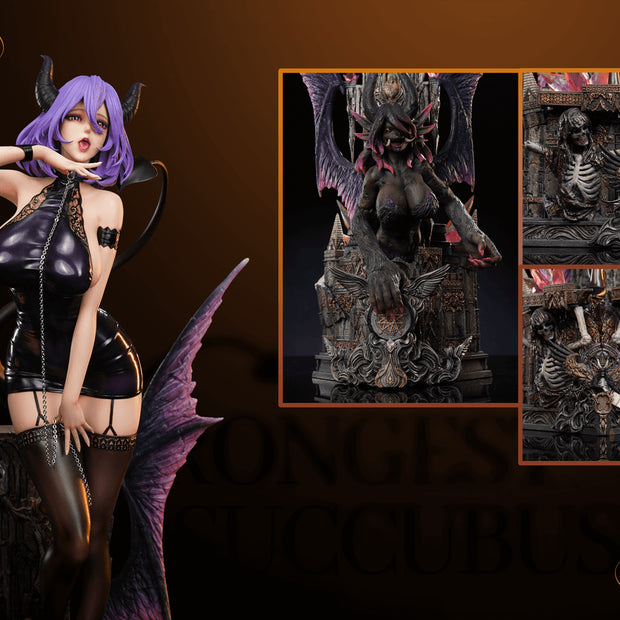 [Warehouse in Stock] SHENGGE Studio - Statue - Vermeil in Gold Succubus Vermeil