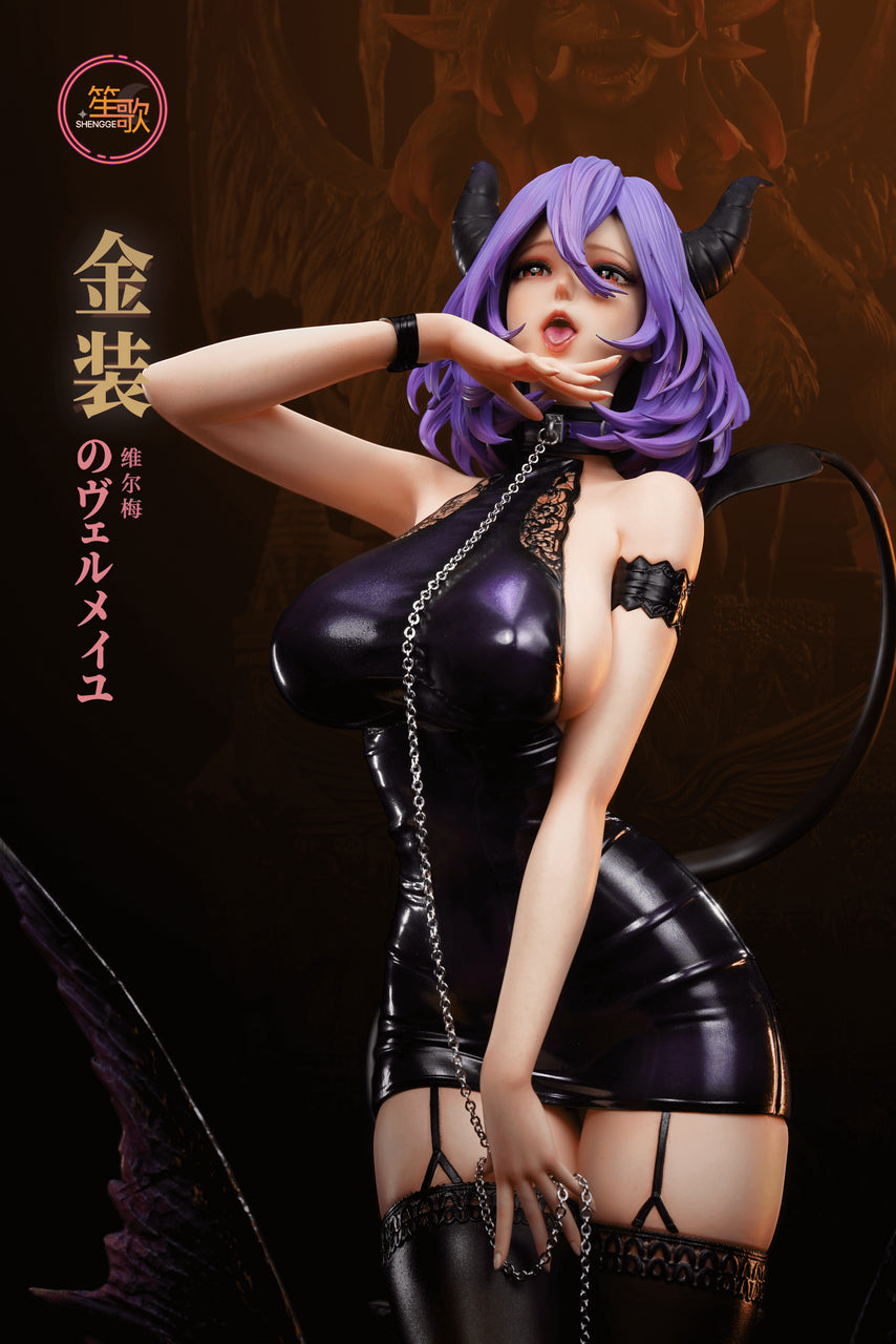 [Warehouse in Stock] SHENGGE Studio - Statue - Vermeil in Gold Succubus Vermeil