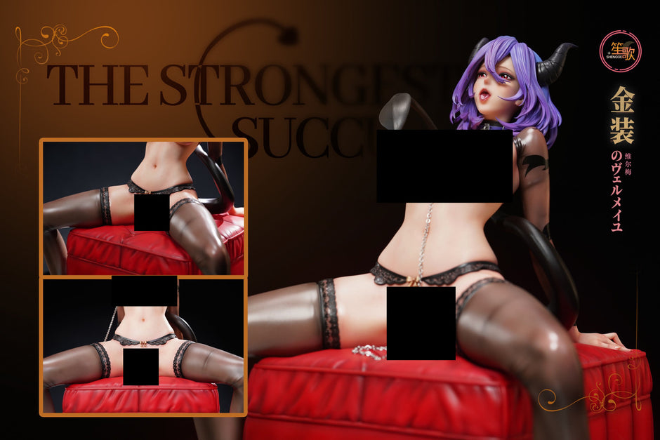 [Warehouse in Stock] SHENGGE Studio - Statue - Vermeil in Gold Succubus Vermeil