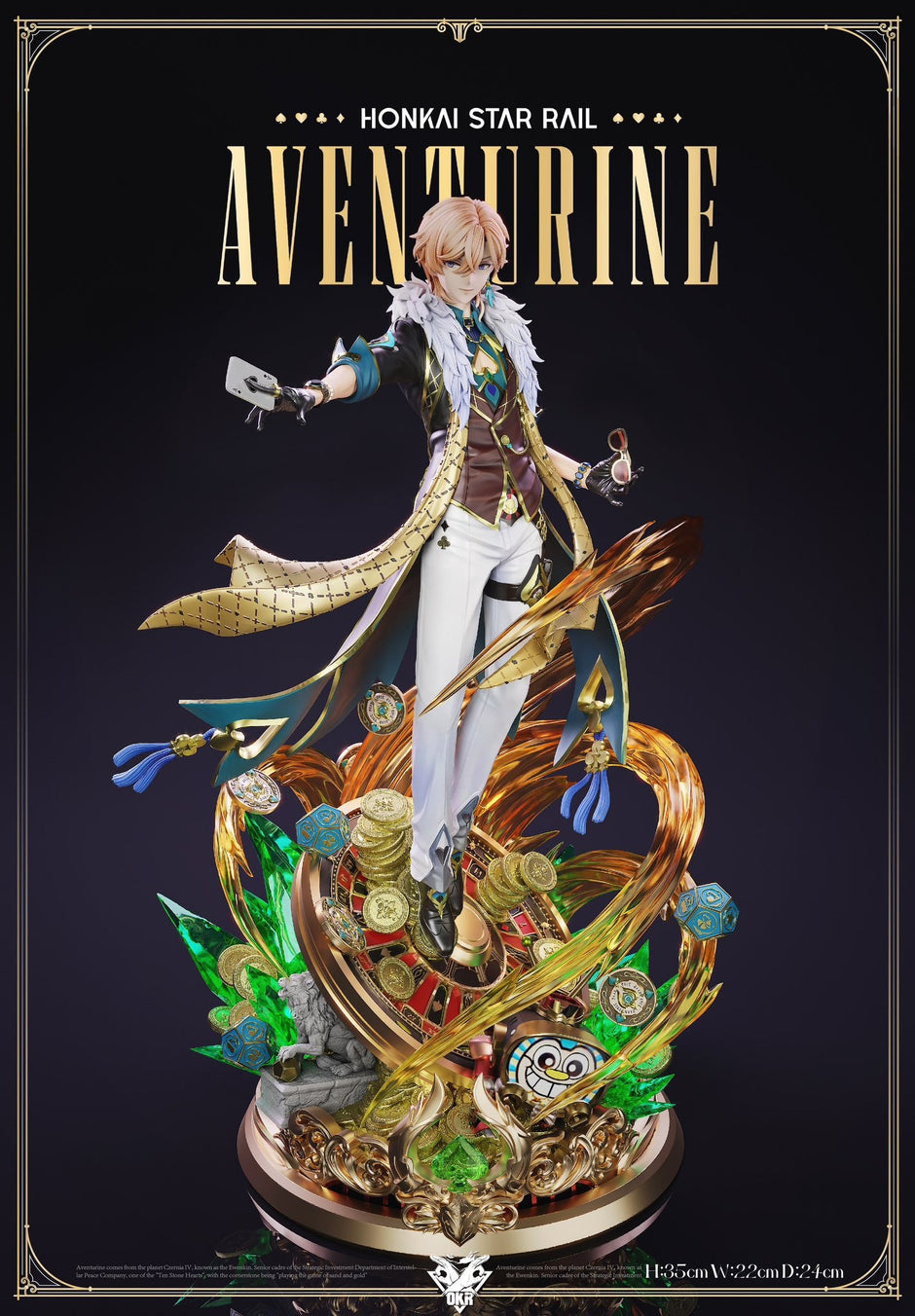 [Warehouse in Stock] Okr Studio - Statue - Honkai: Star Rail - Aventurine