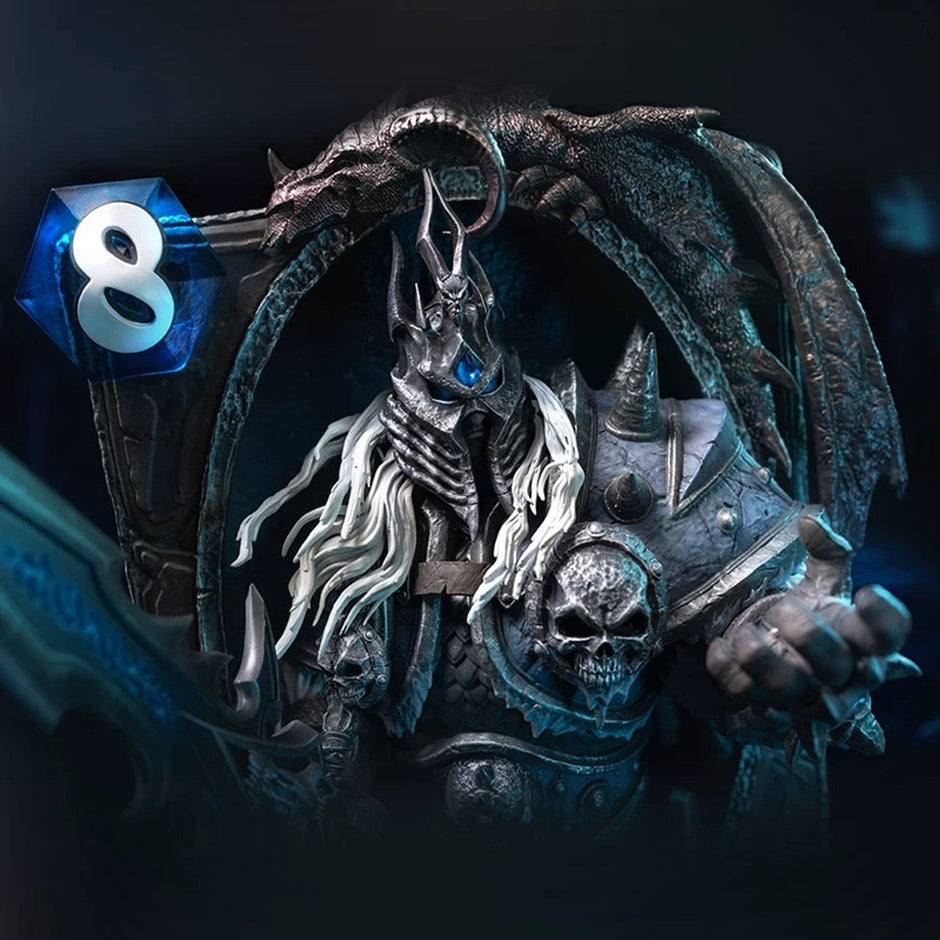 [Pre-Order Closed] HEX Collectibles & BLIZZARD ENTERTAINMENT - Statue - Hearthstone - The Lich King Art Statue (Licensed)