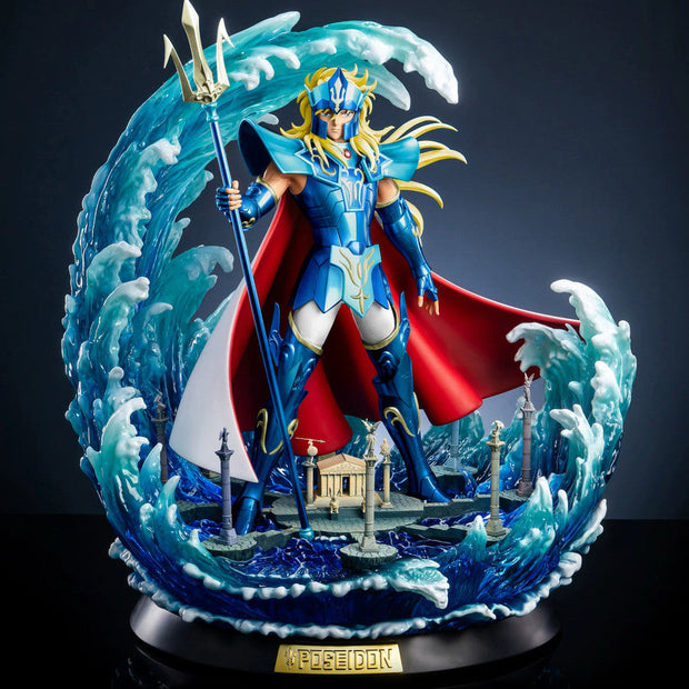 [Pre-Order Closed] Jimei Palace studio - Statue - Saint Seiya - Poseidon EX(Blue) with LED (Licensed)