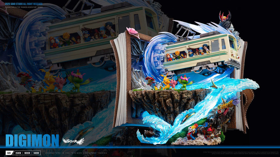 [Pre-Order] Soar Studio - Statue - Digimon - Digimon Adventure Chosen Children