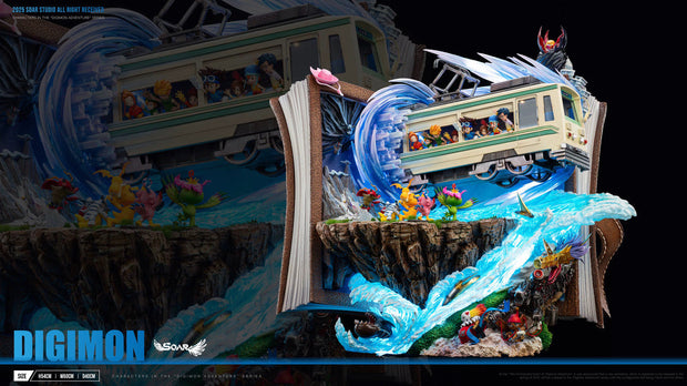 [Pre-Order] Soar Studio - Statue - Digimon - Digimon Adventure Chosen Children