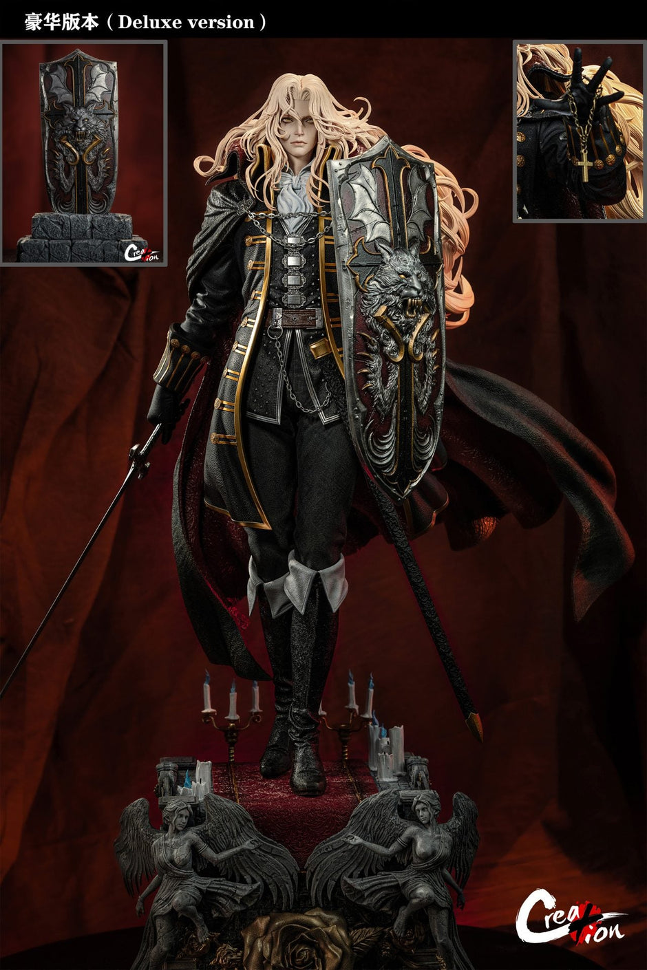 [Warehouse in Stock] Creation Studio - Statue - Castlevania Series - Alucard