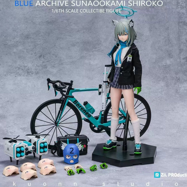 [Warehouse in Stock] Zii.PROduction Studio & kuonn Studio - Statue - Blue Archive - Sunaookami Shiroko