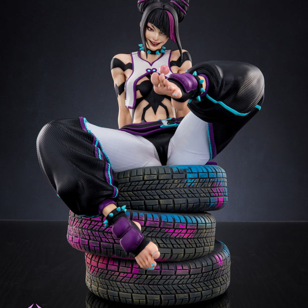 [Warehouse in Stock] HAO BO Studio - Statue - 1/4 Statue Female Fighter FF002 Juri 2.0