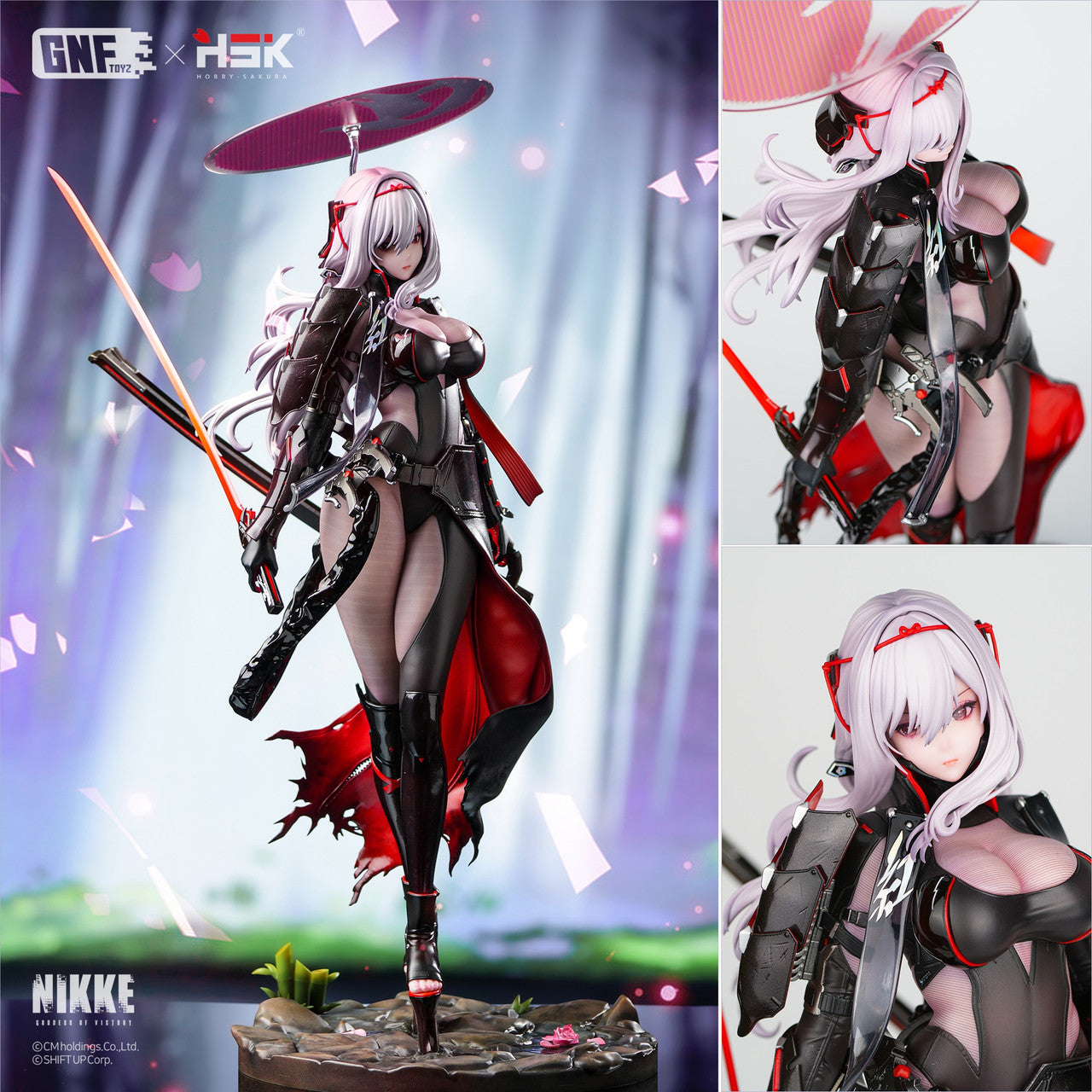 [Pre-Order Closed] GNF TOYZ & HobbySakura Studio - PVC - Goddess of Victory: Nikke - Black Shadow (Licensed)