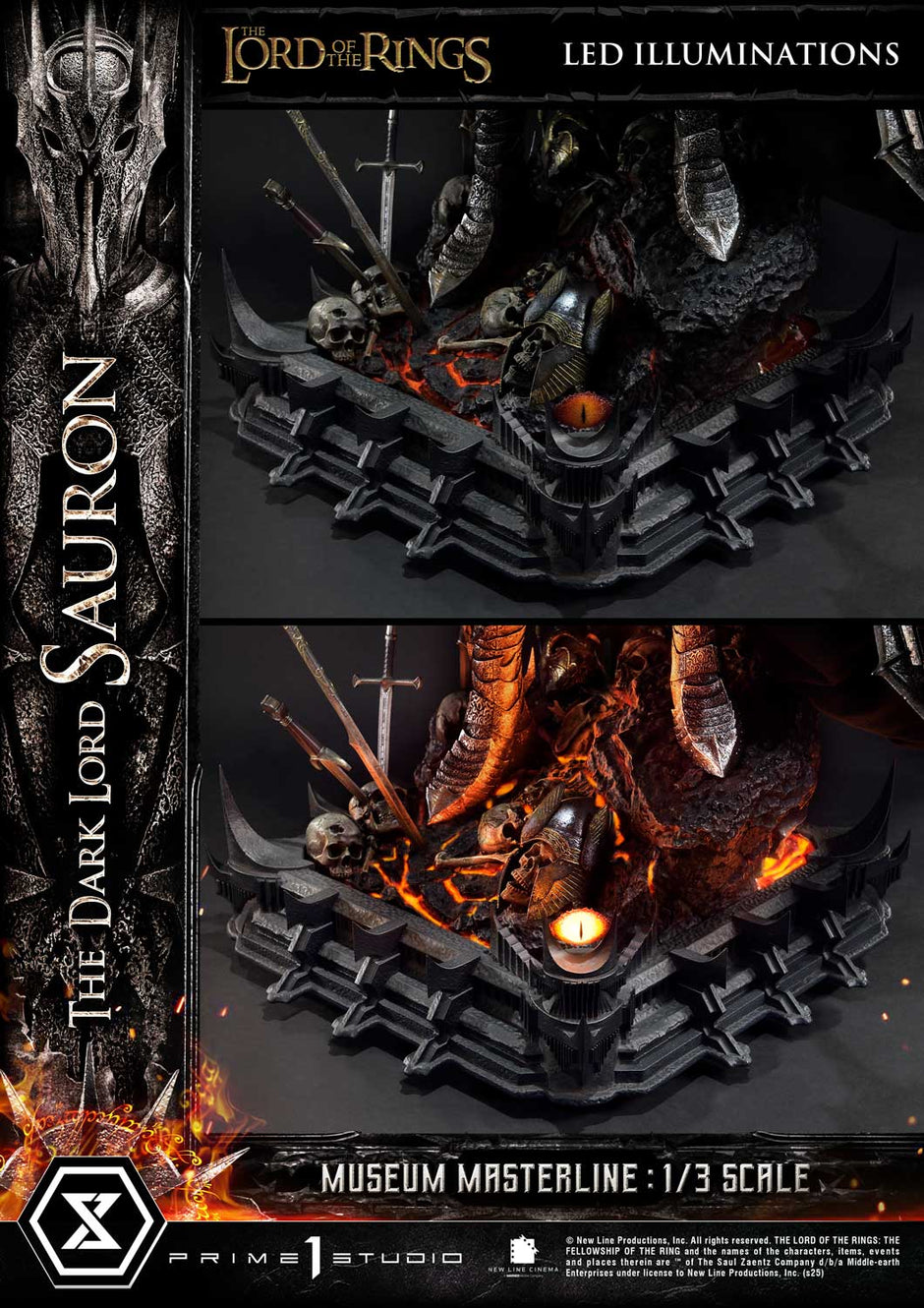 [Pre-Order] Prime 1 Studio - Statue - Lord of the Rings - The Dark Lord Sauron MMLOTR-01 MMLOTR-01S (Licenced)