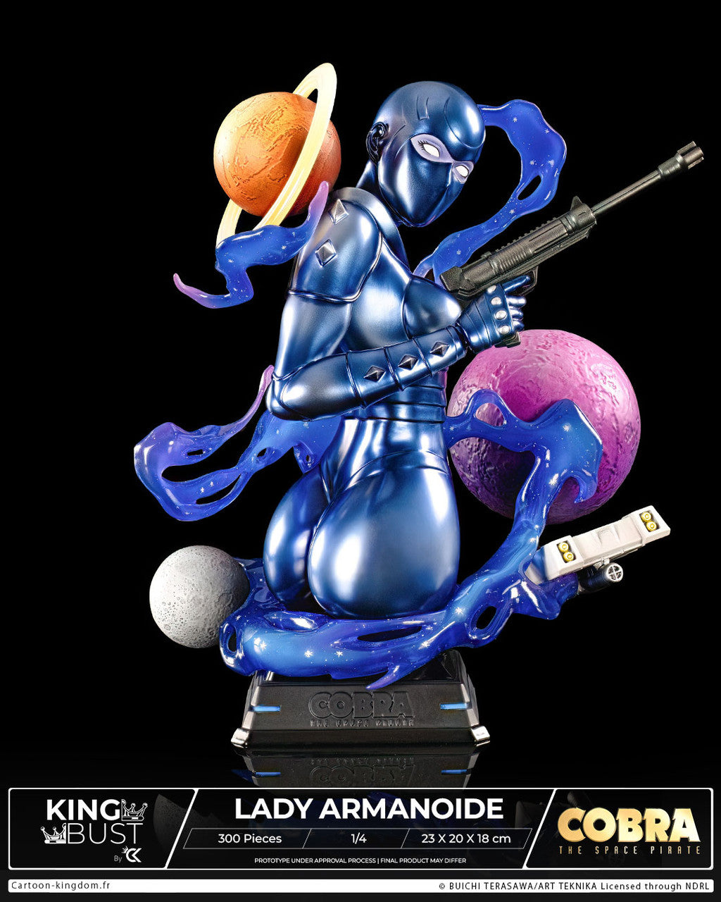 [Pre-Order] Cartoon Kingdom Studio - Statue - The space pirate Cobra Lady Armanoide Bust (Licensed)