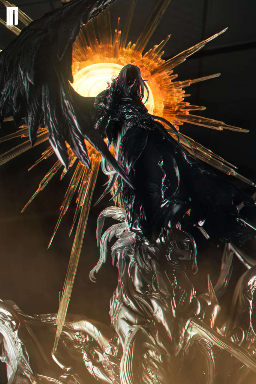 [Warehouse in Stock] Iron Curtain Studio - Statue - Final Fantasy VII Anniversary collection Supreme Collection series Sephiroth