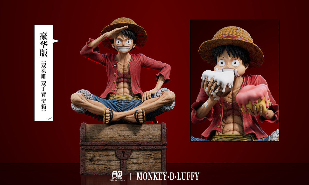 [Warehouse in Stock] AO Studio - Statue - One Piece Three Pirate Brothers Resonance Series - Monkey D. Luffy