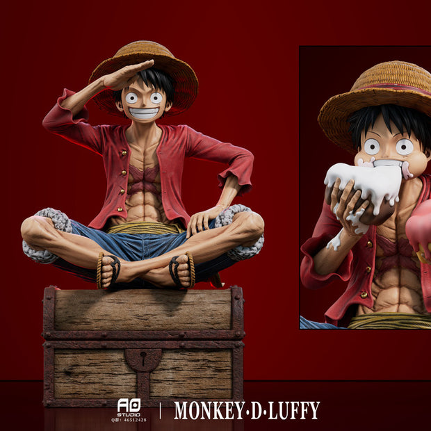 [Warehouse in Stock] AO Studio - Statue - One Piece Three Pirate Brothers Resonance Series - Monkey D. Luffy