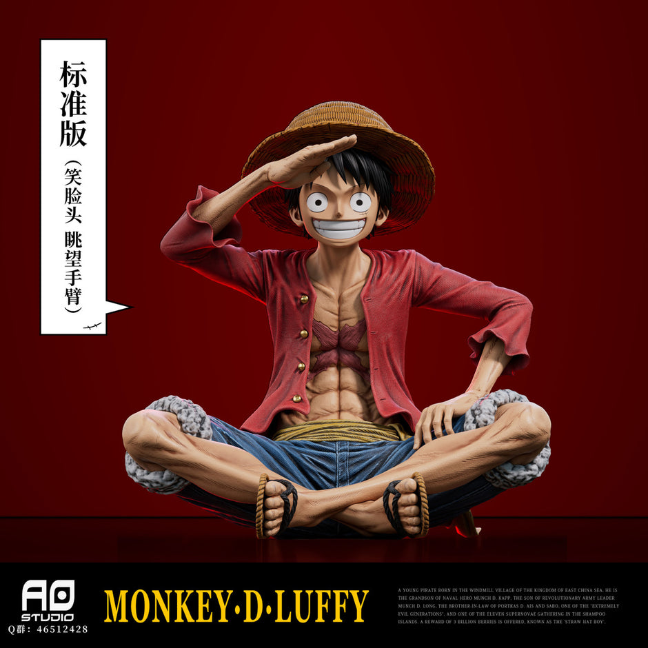 [Warehouse in Stock] AO Studio - Statue - One Piece Three Pirate Brothers Resonance Series - Monkey D. Luffy
