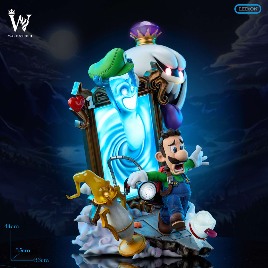 [Warehouse in Stock] Wake Studio - Statue - Super Mario Haunted House Luigi