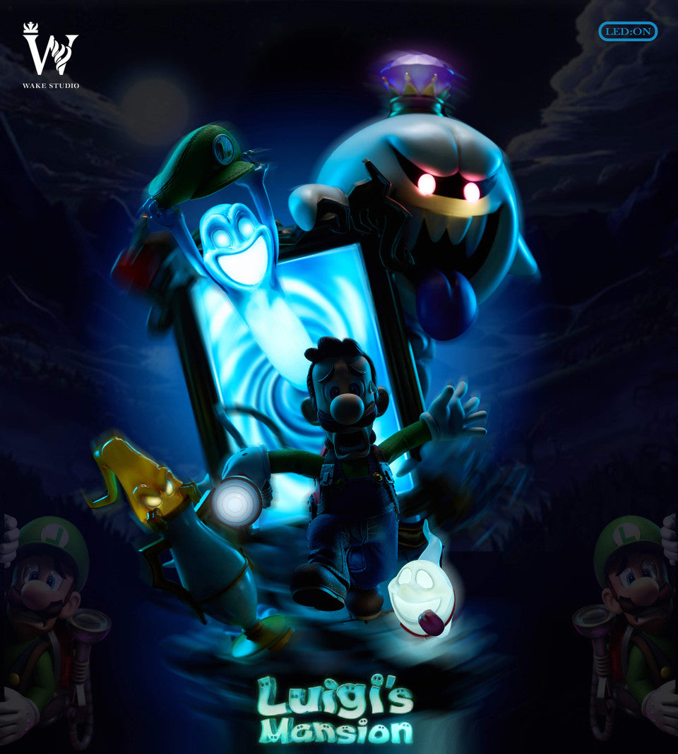 [Warehouse in Stock] Wake Studio - Statue - Super Mario Haunted House Luigi