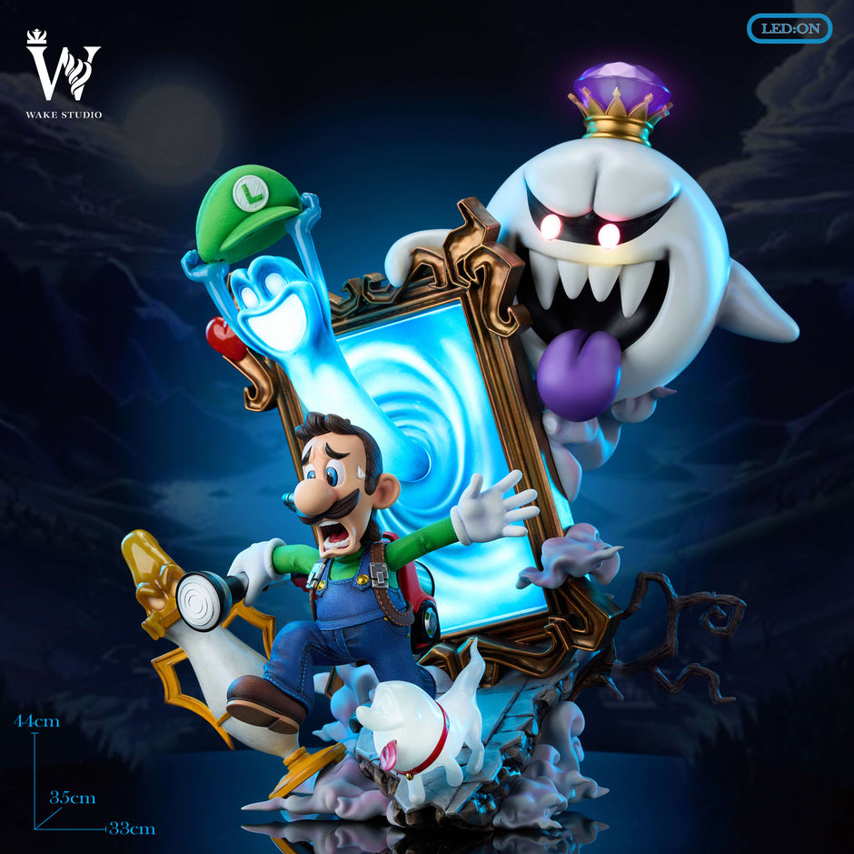 [Warehouse in Stock] Wake Studio - Statue - Super Mario Haunted House Luigi