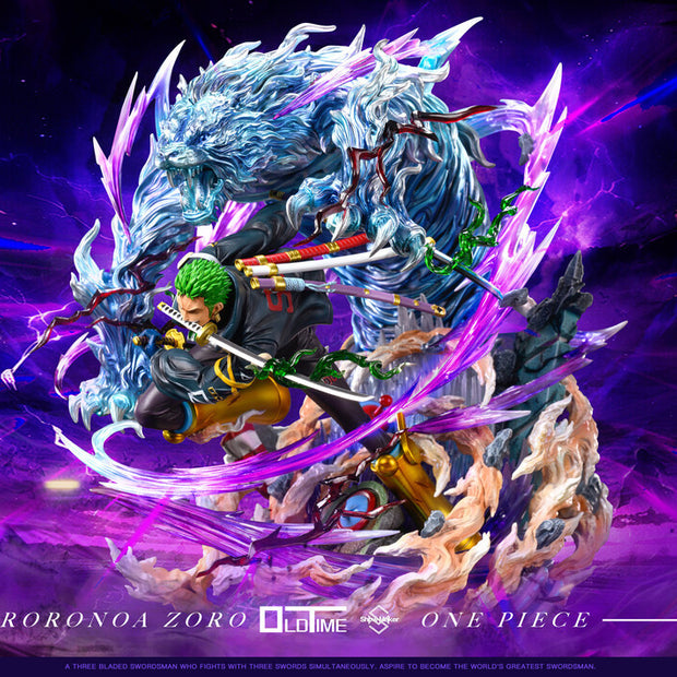 [Warehouse in Stock] ShowMaker & Old Time Studio - Statue - One Piece Egghead Three Sword Style Roronoa Zoro