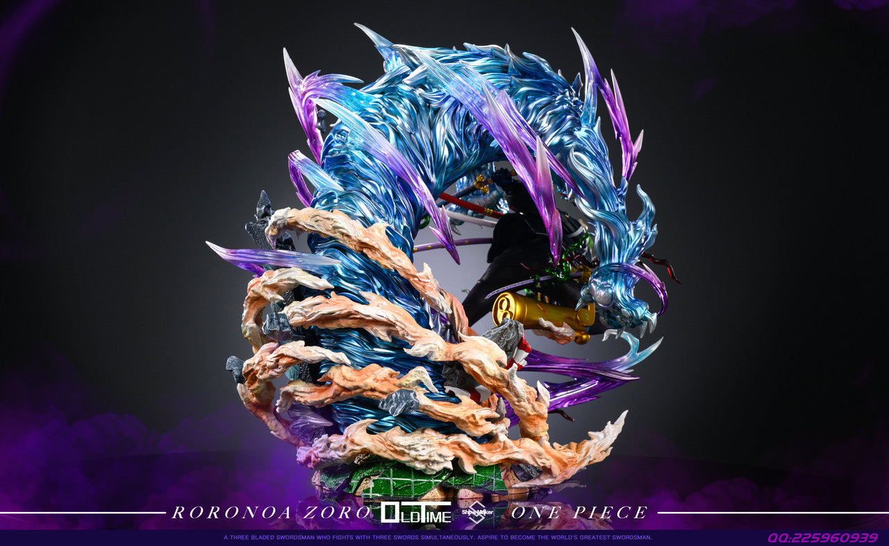 [Warehouse in Stock] ShowMaker & Old Time Studio - Statue - One Piece Egghead Three Sword Style Roronoa Zoro