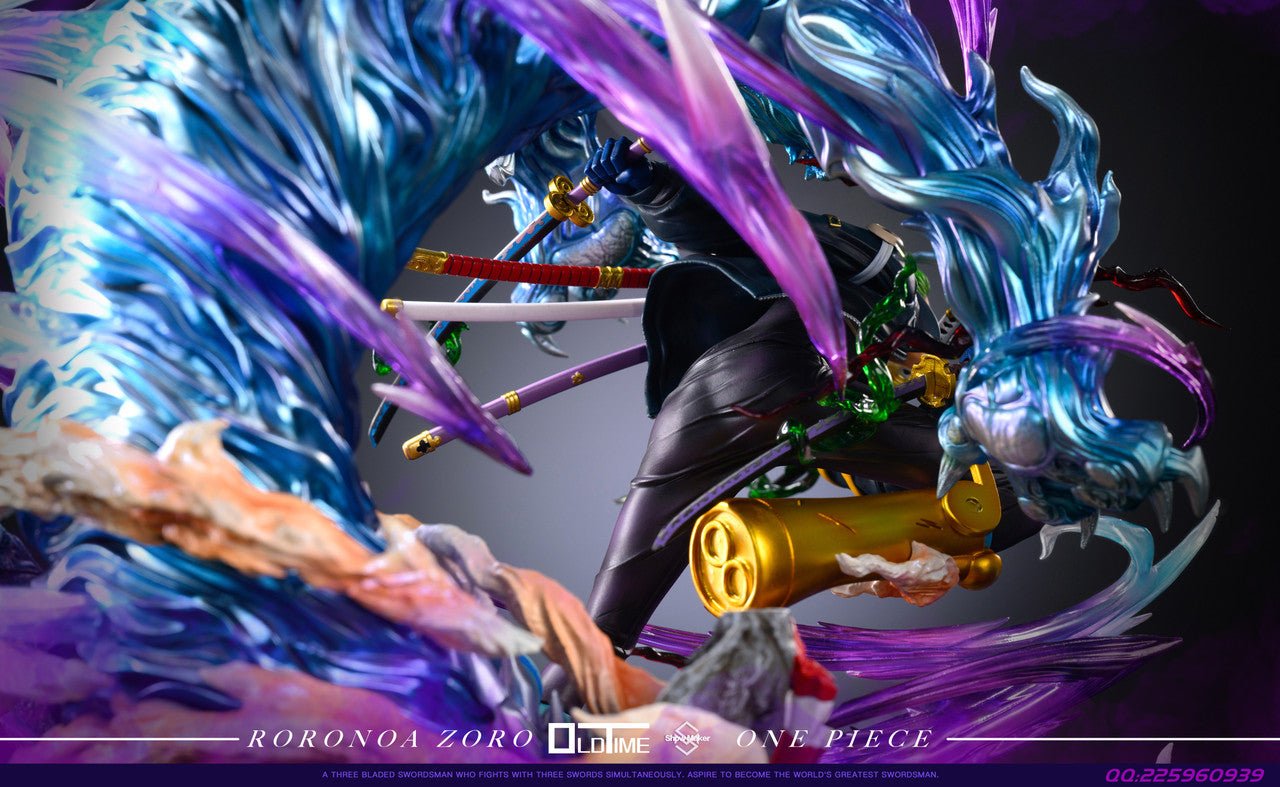 [Warehouse in Stock] ShowMaker & Old Time Studio - Statue - One Piece Egghead Three Sword Style Roronoa Zoro
