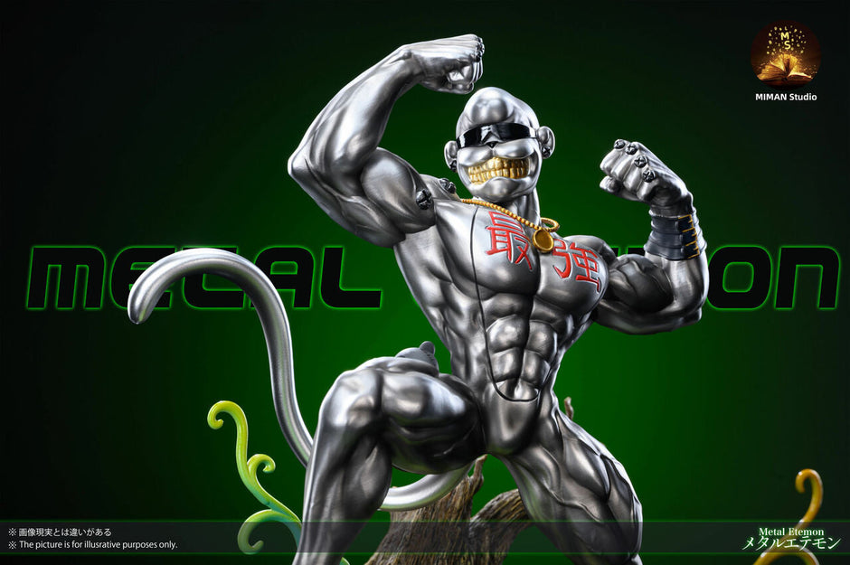 [Warehouse in Stock] MIMAN Studio - Statue - Digimon - Illustrated Scale 3rd Metal Etemon