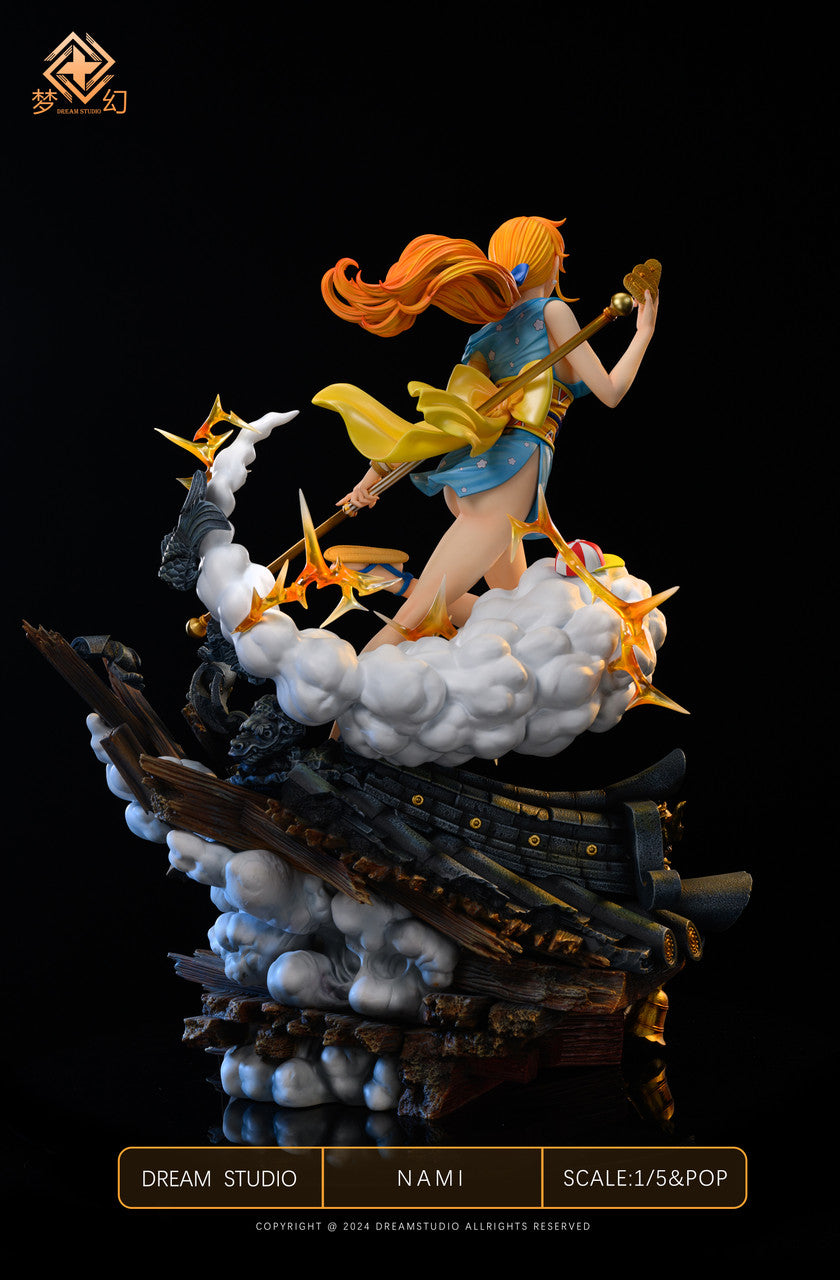 [Warehouse in Stock] Dream Studio - Statue - One Piece Nami Japanese style light statue first