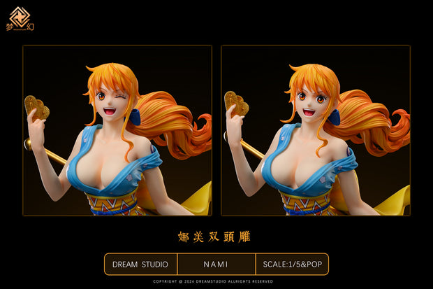 [Warehouse in Stock] Dream Studio - Statue - One Piece Nami Japanese style light statue first