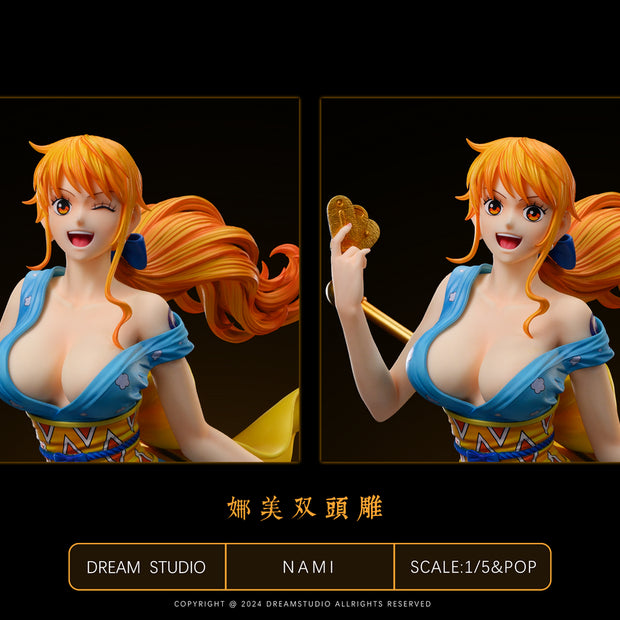 [Warehouse in Stock] Dream Studio - Statue - One Piece Nami Japanese style light statue first
