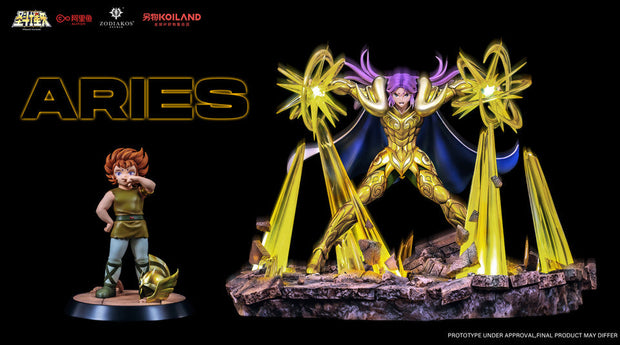 [Warehouse in Stock] Zodiakos Studio - Statue - Saint Seiya - Aries Mu (Licensed)