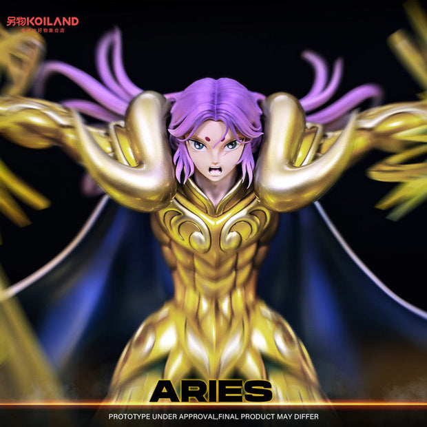 [Warehouse in Stock] Zodiakos Studio - Statue - Saint Seiya - Aries Mu (Licensed)