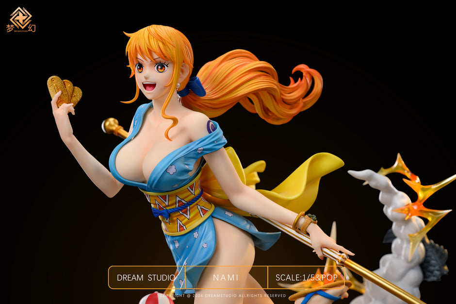 [Warehouse in Stock] Dream Studio - Statue - One Piece Nami Japanese style light statue first