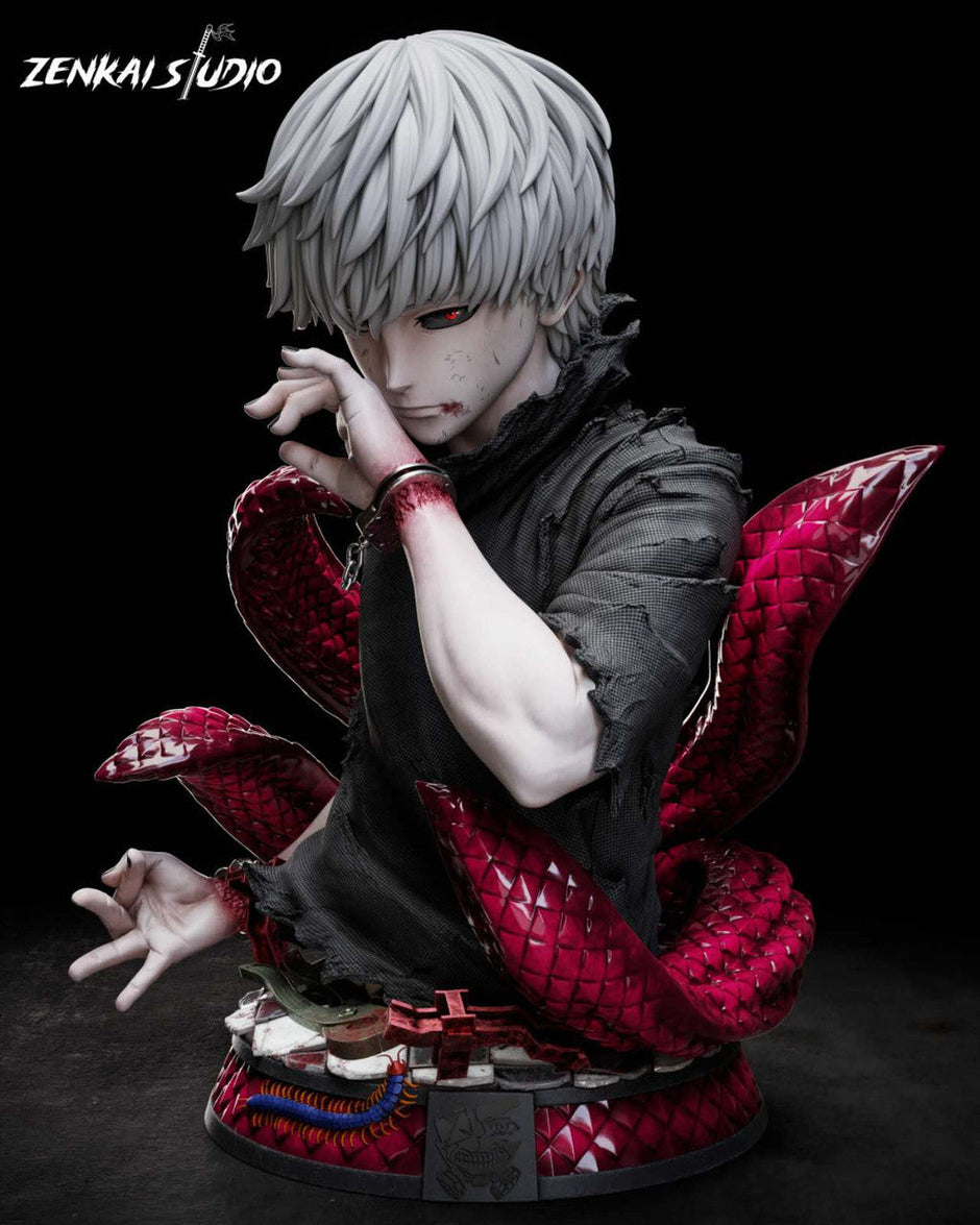 [Pre-Order] ZENKAI Studio - Statue - Tokyo Ghoul - Ken Kaneki 1/1 Bust