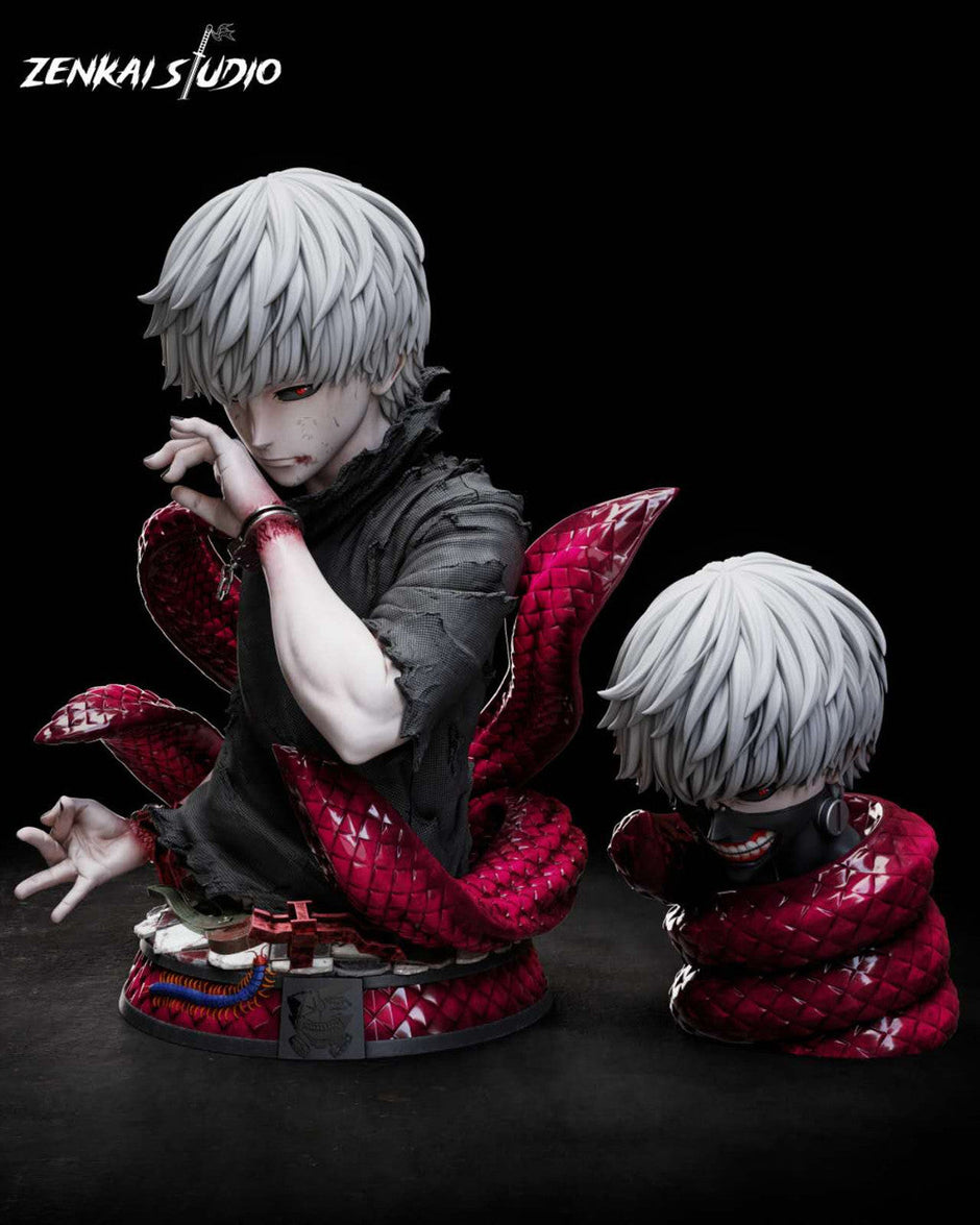 [Pre-Order] ZENKAI Studio - Statue - Tokyo Ghoul - Ken Kaneki 1/1 Bust