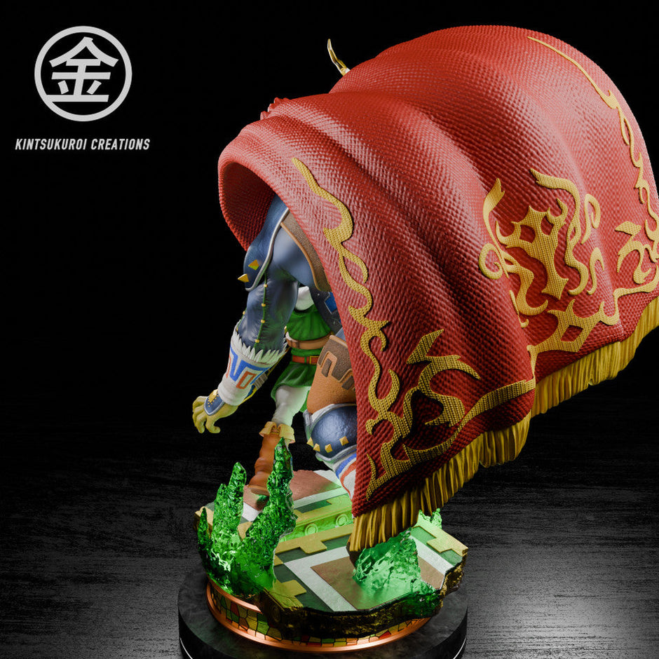 [Warehouse in Stock] Kintsukuroi Creations Studio - Statue - The Legend of Zelda - Link VS Ganondorf with LED