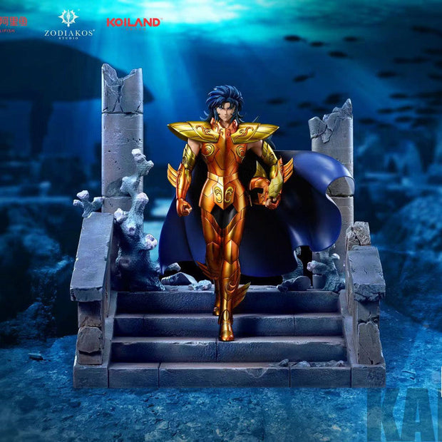 [Warehouse in Stock] Zodiakos Studio - Statue - Saint Seiya - Sea Dragon Sea General Kanon (Licensed)