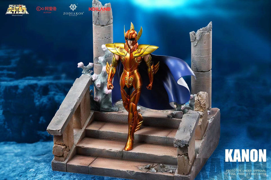 [Warehouse in Stock] Zodiakos Studio - Statue - Saint Seiya - Sea Dragon Sea General Kanon (Licensed)
