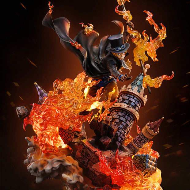 [Warehouse in Stock] JIMEI PALACE Studio - Statue - One Piece - SABO (Licensed)