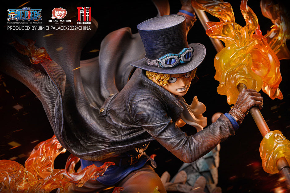[Warehouse in Stock] JIMEI PALACE Studio - Statue - One Piece - SABO (Licensed)