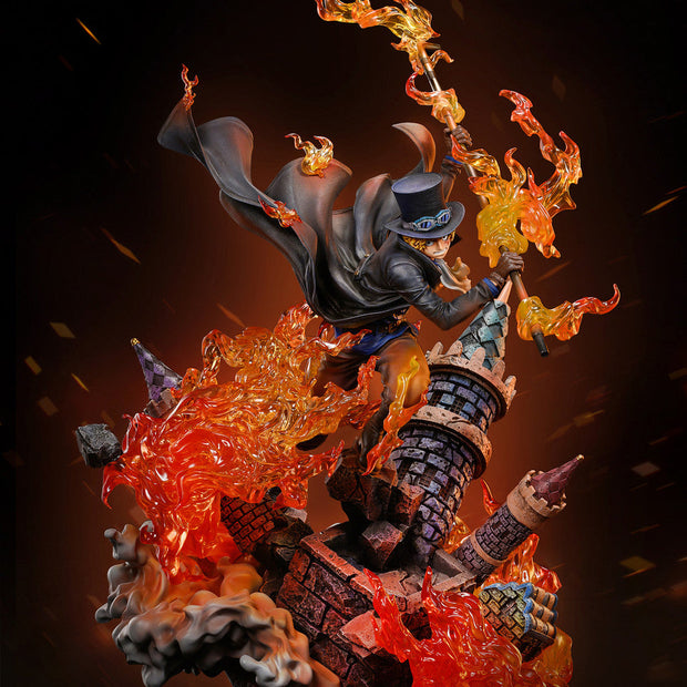 [Warehouse in Stock] JIMEI PALACE Studio - Statue - One Piece - SABO (Licensed)
