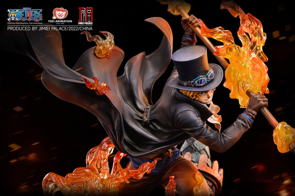 [Warehouse in Stock] JIMEI PALACE Studio - Statue - One Piece - SABO (Licensed)