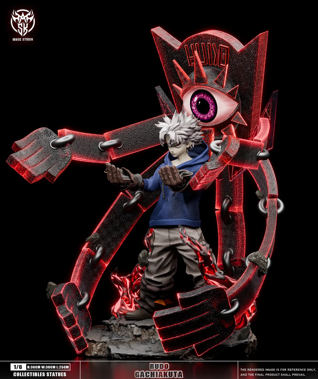 [Pre-Order] Mask Studio - Statue - GACHIAKUTA - Rudo Surebrec