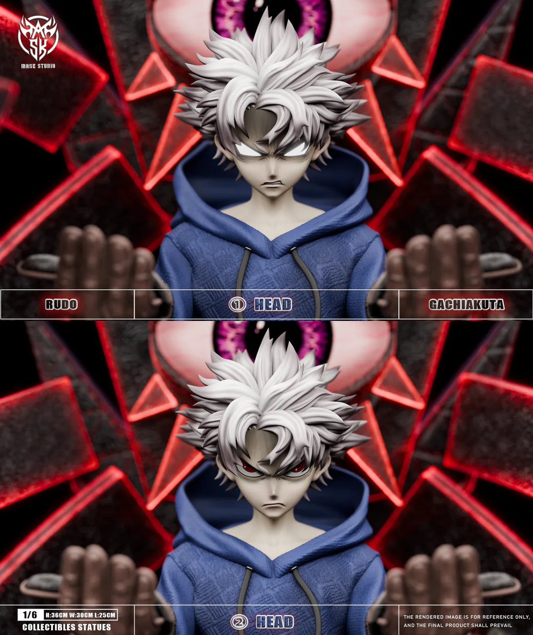 [Pre-Order] Mask Studio - Statue - GACHIAKUTA - Rudo Surebrec